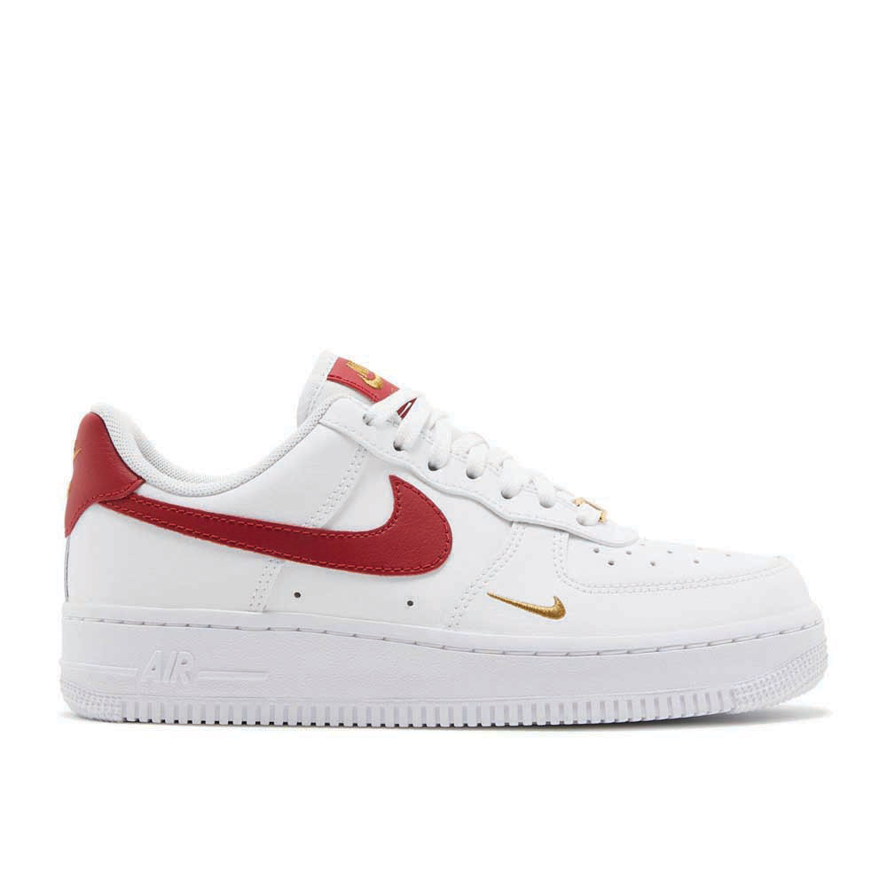 Nike Air Force 1 Essential Low 'White Gym Red' Iconic Sneaker - Buypurity